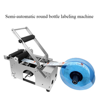 Machine d'étiquetage de prix d'usine Machine d'étiquetage de bouteilles en plastique circulaires pour bouteilles rondes