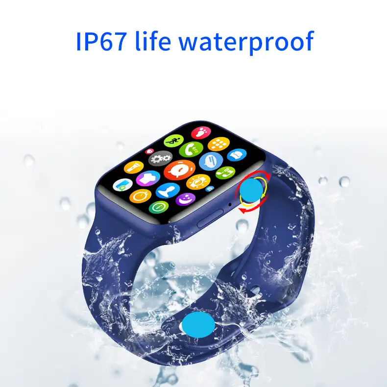 Watch 2022 Amazon New Trend 1.74 Inch Screen Blu Tooth Call Swim Waterproof Sport Tracker Blood Pressure Heart Rate Smart Watch