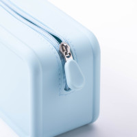 Sac de maquillage en silicone étanche personnalisé sans BPA sac cosmétique en gros d'usine accessoire de voyage porte-monnaie pochette de maquillage