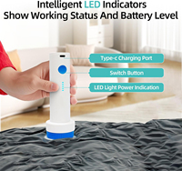 Pompe à vide électrique pour sacs de rangement sous vide, pompe à air de voyage, pompe à sac de compression et de scellement rechargeable par USB portable pour vêtements