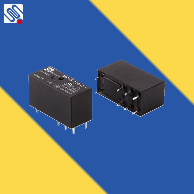 Реле Meishuo-PCB для электрических приборов, электромагнитное реле, высокая мощность, 8 контактов, MPI-S-112-C-3, 16 А, 250 В, 12 В