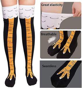 <span class=keywords><strong>Calcetines</strong></span> Divertidos y Originales <span class=keywords><strong>de</strong></span> Dibujos Animados <span class=keywords><strong>de</strong></span> Animales, <span class=keywords><strong>Calcetines</strong></span> <span class=keywords><strong>de</strong></span> <span class=keywords><strong>Pollo</strong></span> hasta la Rodilla, Regalo - Product Image 2