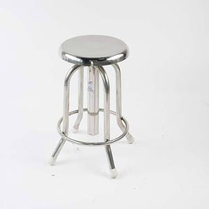 Surgical Round <b>Stool</b> 304 Stainless Steel <b>Adjustable</b> <b>Height</b> Hospital Chair - Product Image 1