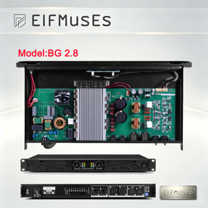 เพาเวอร์แอมป์ 1U 1200W Class D ระดับมืออาชีพ 2CH 4CH สเตอริโอ สำหรับอุปกรณ์เสียง KTV เวที คลับ 56 BG แบบกำหนดเองได้ - Product Image 2