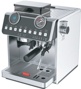 Machine à café en acier inoxydable Grind Brew avec moulin intégré, 1550W, brassage rapide, programmable, alerte de détartrage, écran tactile, usage domestique - Product Image 1