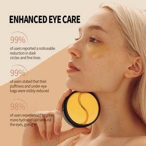 Lüks 24K altın kollajen Ginseng ve anti-kırışıklık göz maskesi prim hidrojel yamalar anında kaldırma derin hidrasyon etkileri - Product Image 2