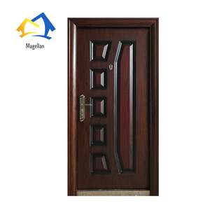 Offre Spéciale <span class=keywords><strong>prix</strong></span> de gros en Chine marché porte de sécurité la dernière porte de sécurité moderne en métal extérieur haut de gamme - Product Image 1