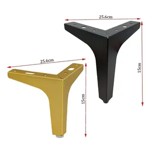 फर्नीचर के लिए 4 पीसी डिय सोफा फीट धातु पैर धातु पैर धातु पैर - Product Image 3