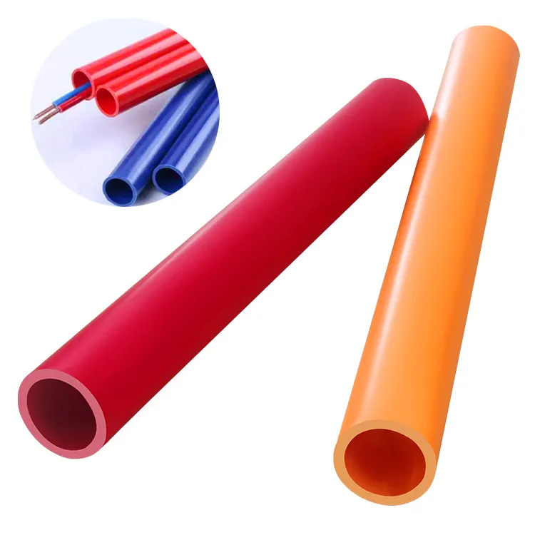 1/2 3/4 inch 16mm 20mm 25mm 32mm Pvc Pipe Factory Supply Thin Wall Electrical Conduit Cheap Colored Pvc Pipe