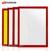Filtres à tamis en aluminium pour écran de criblage 20 x 24 25 x 36 pouces Pré-étiré Kit de tamis à sec
