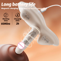 Stoßender Dildo-Vibrator mit trennbarem Kissen-Massagegerät, APP-Steuerung, Heizfunktion, Prostata-, Klitoris- und Analstimulator, Sexspielzeug für Frauen