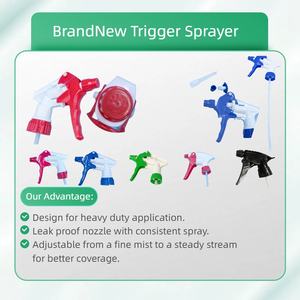 32 oz'lık Sprey Şişeleri için Ağır Hizmet Tipi Evrensel Tetikli Sprey Başlığı Yedeği, Mavi Tetikli Sprey Başlığı (Mist ve Akış) - Product Image 1