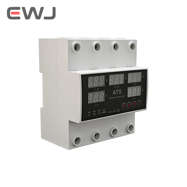 Hot Sell 4P 63A Phase Selector ATS Automatic Transfer Switch 220V