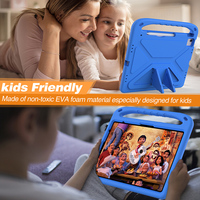 Étui léger pour tablette pour enfants pour iPad Pro 13 pouces 2024 avec support intégré à l'arrière