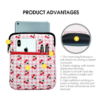 Housse de protection portable pour Kindle de haute qualité, étui pour ordinateur portable en néoprène, impression par sublimation personnalisée, housse de livre durable et imperméable avec fermeture éclair