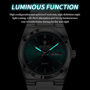 Reloj de Lujo para Mujer BIINBOND, Reloj Pequeño de Acero Inoxidable, Resistente al Agua, Luminoso, Ultrafino - Product Image 5