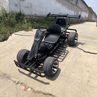 Go-Kart Eléctrico de 1500W Hecho a Mano con Modos de Velocidad/Retardo para Adultos y Niños, Doble Karting A