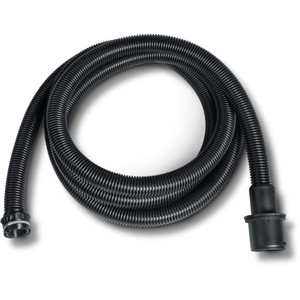 Tuyau d'aspiration Fein, diamètre extérieur 1 pouce, tuyau flexible en caoutchouc noir pour l'extraction de poussière et les applications de nettoyage - Product Image 1