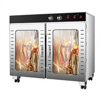 Séchoir alimentaire rotatif suspendu électrique en acier inoxydable avec minuterie numérique, séchage à air chaud, certifié CE, vente directe usine en gros