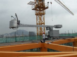 Système de maintenance des bâtiments BMU approuvé CE et EAC avec flèche simple, gondole de nettoyage de fenêtres - Product Image 4