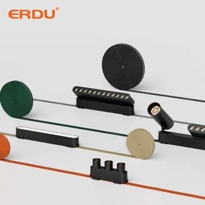 ERDU 24v Ultra Thin Led Belt Track Light Ceinture magnétique Tissu Track Light Woven Track Lighting