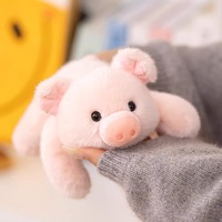 Pendentif en peluche panda magnétique personnalisé, brodé, super doux, anti-stress, rembourré en coton PP