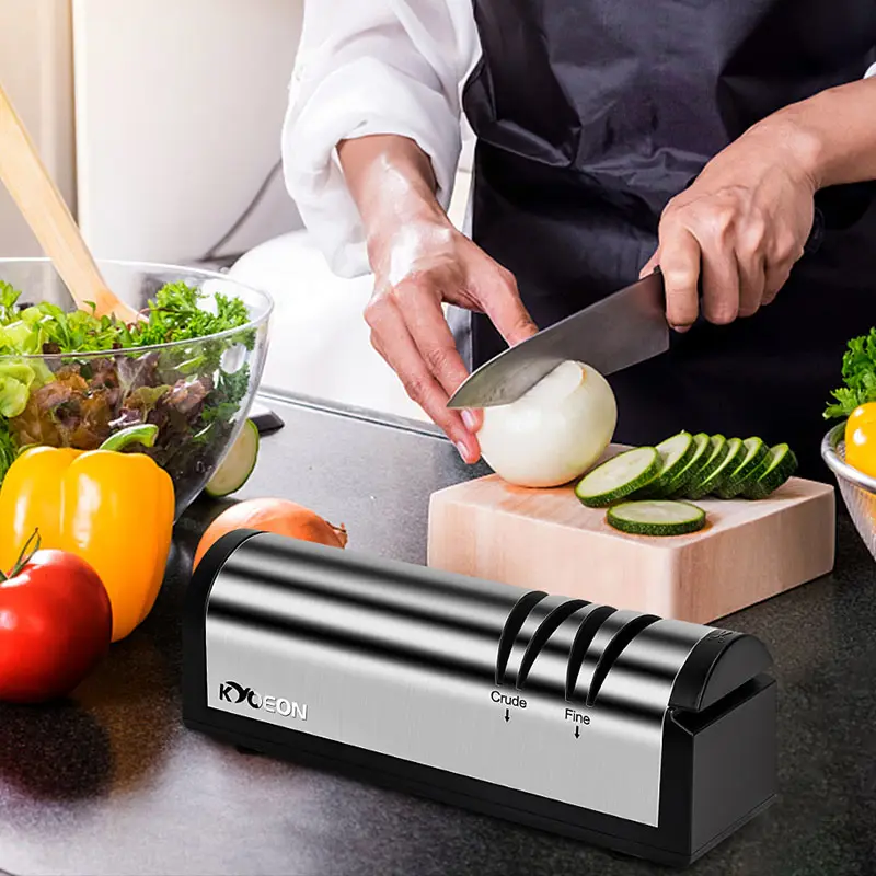 השחזת סכינים ידנית רב תכליתית למטבח באיכות גבוהה מותאמת אישית מחדד סכינים מקצועי חיצוני