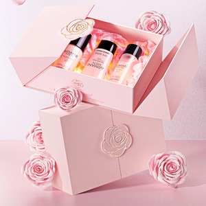 Cajas de cartón Holidaypac al por mayor populares con ventana y tiras desprendibles para exhibición de productos artesanales, caja de papel para té - Product Image 1