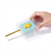 Boîtes en plastique pour friandises au riz Krispie, pliables, 3,5 x 2,4 x 1,38 pouces, boîtes à bonbons avec trou pour les cadeaux de fête ou les gâteaux