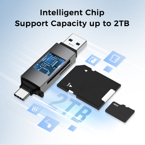 Uniean Bán Buôn OTG Loại C 4 Trong 1 SD TF Chuyển 5Gbps Đầu Đọc Thẻ USB3.0 Chuyển Đổi Adapter Cho PC Máy Tính Xách Tay Để Iphone - Product Image 4