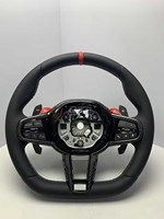 Volant en cuir pour F10 F11 F12 F13 F14 F15 F16 F18 F22 F30 F31 F32 F33 F34 F80 F82 F83 F85 F86 F87 E90 X3 X4 X5 X6