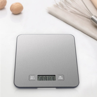 Timbangan Dapur Digital Elektronik BSCI15kg, Platform Stainless Steel, Harga Pabrik Murah