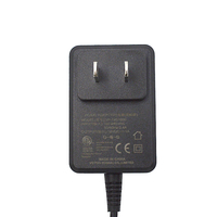 Adaptateur secteur mural personnalisable 1,5A AC/DC 5V 9V 12V 24V Niveau VI CE FCC RoHS pour routeur, modem, appareils électroniques IoT