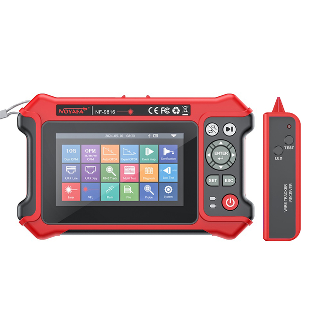 NOYAFA NF-9816 Expert 16 OTDR Tester 10G Dual VFL/Event Map Multi-Function RJ45 End-State Check APC Fiber Optic 1 Year Warranty