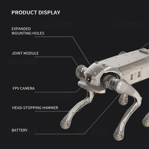 Robot domestique civil à quatre axes doté de capacités de mouvement et de perception, capable de communiquer avec les utilisateurs en plusieurs langues - Product Image 6