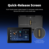 Pantalla de 5 Pulgadas con Sistema Android 14.0, 4GB+64GB, Carplay para Motocicleta, Pantalla Extraíble, GPS para Motocicleta, CarPlay Inalámbrico, Android Auto