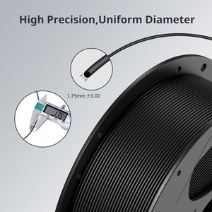 Filamento para Impresora 3D Anycubic, PLA 1.75mm, Bobina de 1kg, Negro, Material de Impresión FDM - Product Image 2