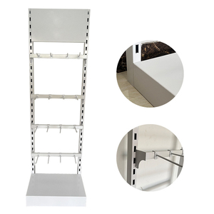 Giá trưng bày sàn đứng thương mại với nhiều kệ & móc để tổ chức hàng hóa bán lẻ hiệu quả - Product Image 4