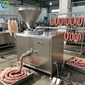 Entonnoirs à saucisses en acier inoxydable, machine automatique à saucisses, machine à faire des saucisses et des hot-dogs - Product Image 6