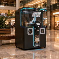Machine à café robotisée, barista automatique, latte art, écran tactile 7 pouces, nettoyage automatique, usage commercial