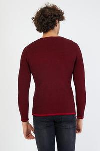 เสื้อสเวตเตอร์แขนยาว,เสื้อกันหนาวสีดำสำหรับผู้ชาย - Product Image 4