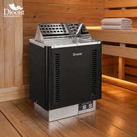 Harga Terbaik Pemanas Sauna Listrik Modern 3KW-9KW Konstruksi Baja Tahan Karat Bertenaga Listrik Aman Mudah Dioperasikan untuk Sauna Kering