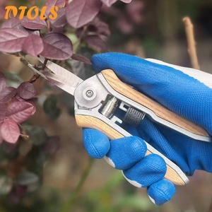Tijeras de Podar de Precisión con Mango de Madera - Tijeras de Jardín de Acero Inoxidable para Flores y Bonsáis - Product Image 3