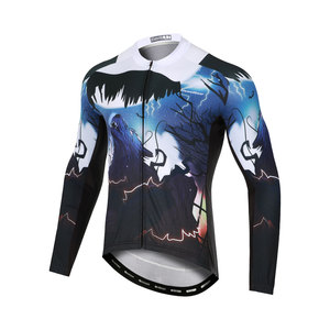 Wholesale Blank Logo Multi-Fit Cycling Jersey Bounce <b>Back</b> Stretch Fabric with Anti-Odor Sweat Wicking for Long Distance Riding - Product Image 2