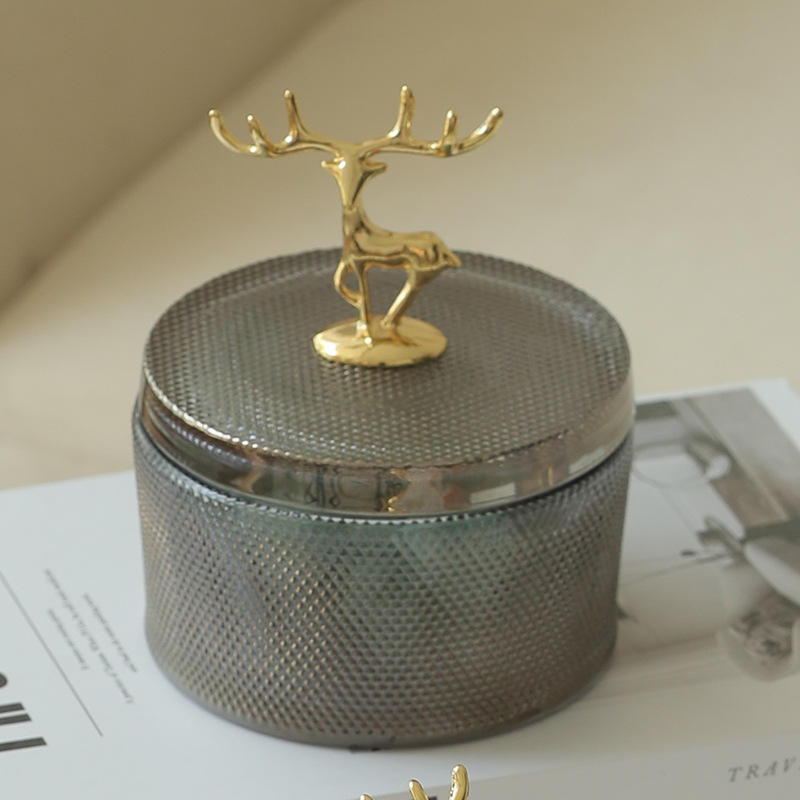 Smoky gray large antlers Cup (empty cup)