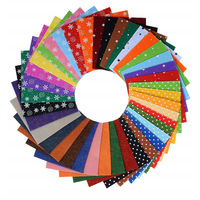 20 Stück 15x15 cm DIY Kinder-Bastelset, Atmungsaktive Wasserdichte Schmelzbare Antistatische Umweltfreundliche Vliesstoffe für Patchwork