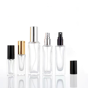 Flacon vaporisateur de parfum en verre carré miniature rechargeable vide de 4 ml, 5 ml, 6 ml pour échantillons - Product Image 2