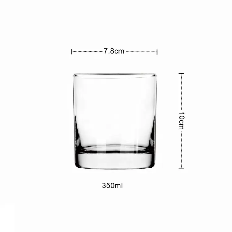 Basit tasarım silindir viski bardağı bardak içme