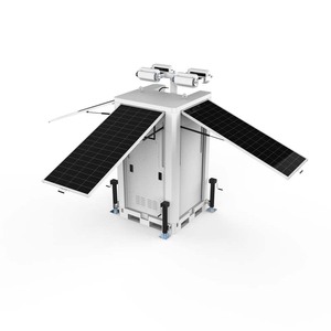 T500-7M <b>Towable</b> Solar Mobile Light Tower with IP65 Rating 360 Beam Angle & 440,000 Lumens for Park Lighting - Product Image 4
