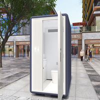 Sistema de Inodoro Portátil Premium con Tecnología de Reciclaje de Aguas Grises Preinstalada y Ventilación Solar para Villa